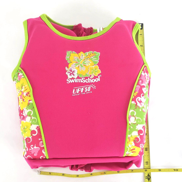 Leisure Swim School SIZE S/M Flotation Trainer 20-33LBS Girls Kids Pink - Picture 3 of 6